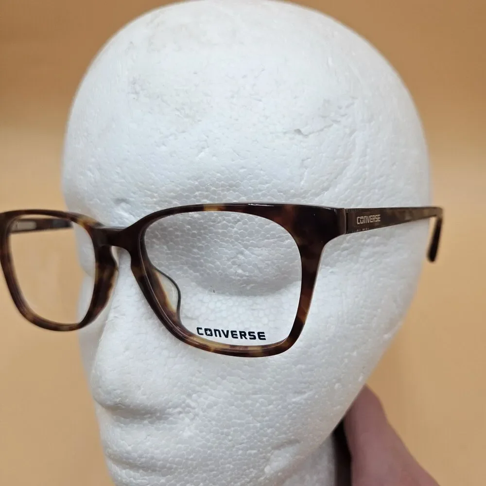 New Converse Q301 Mens Eyeglasses Frames Brown Horn Tortoise opticals 51-17-140